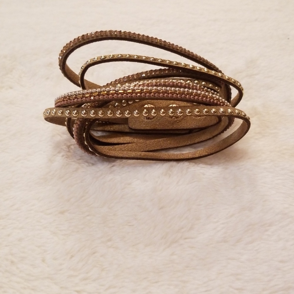 Studded wrap bracelet